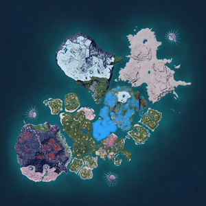 Night map of Katress Habitat