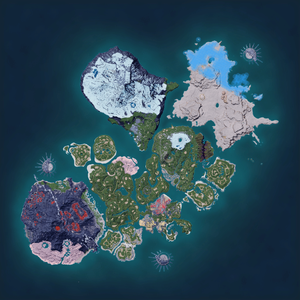 Night map of Surfent Terra Habitat