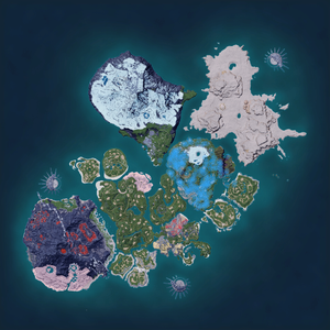 Night map of Mossanda Habitat