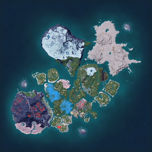 Night map of Broncherry Habitat