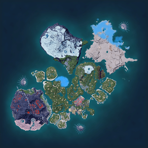 Night map of Fuddler Habitat