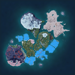 Night map of Nox Habitat