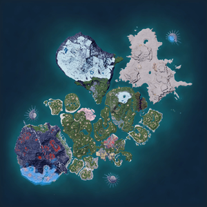 Night map of Bushi Habitat