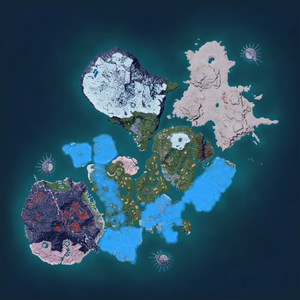 Night map of Depresso Habitat