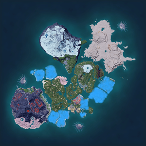 Night map of Eikthyrdeer Habitat