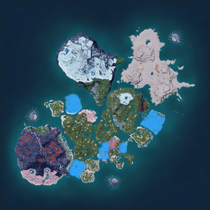 Night map of Tanzee Habitat
